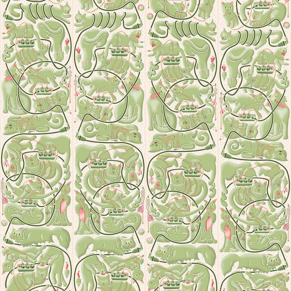 GEO-02 Cats and Cords Wallpaper by Erik van der Veen PRINT SIM Shopify_1.jpg