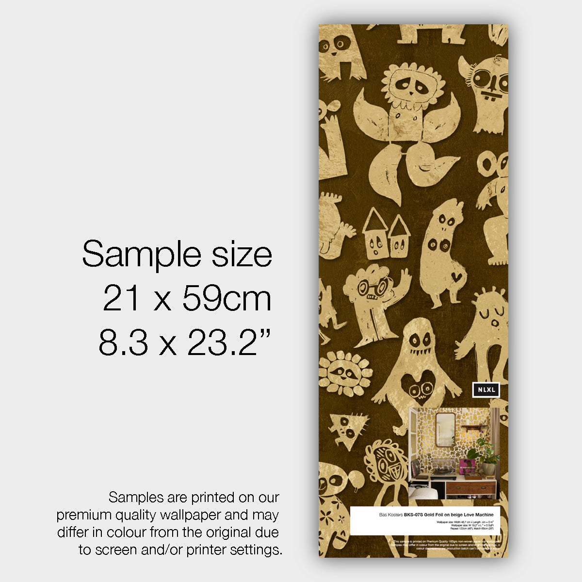 BKS-07S Gold Foil on beige Love Machine Foil Sim Web Sample 2025.jpg