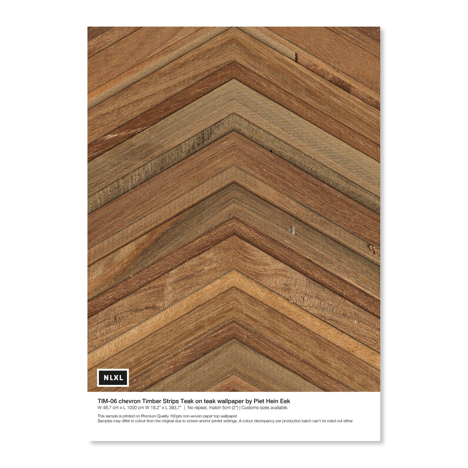 TIM-06SS Timber Strips Teak on teak chevron Shopify Sample Image.jpg